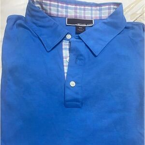 Michael Kors Polo shot sleeve shirt blue XXL